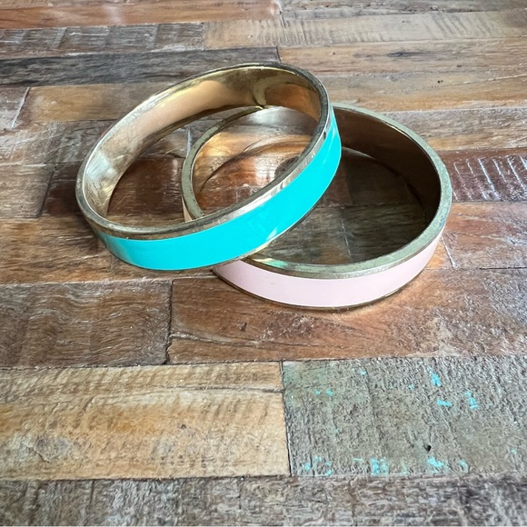 Set of 2 Anthropologie Enamel Bangles - Picture 2 of 8